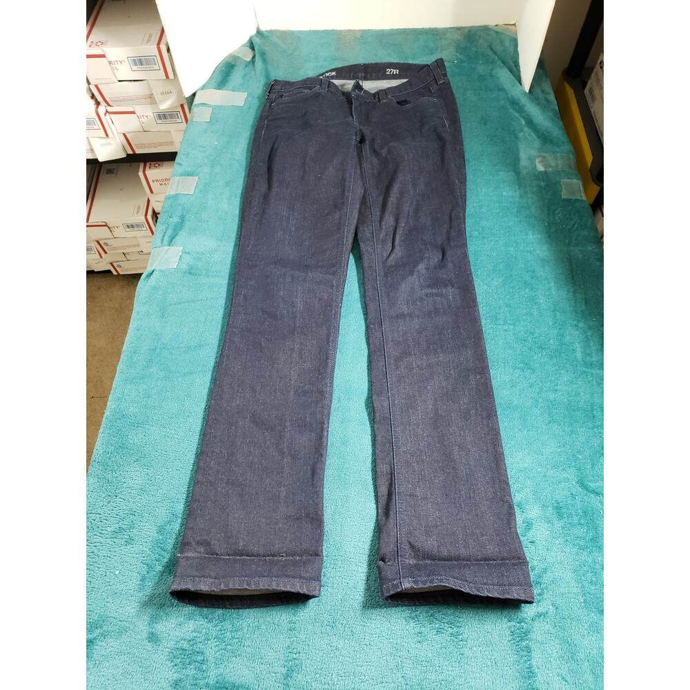 J.Crew Jeans Size 27 Womens Blue Pants Stretch Mid Rise Matchstick Slim USA